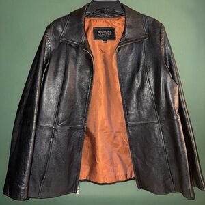 Wilsons Leather Black Jacket